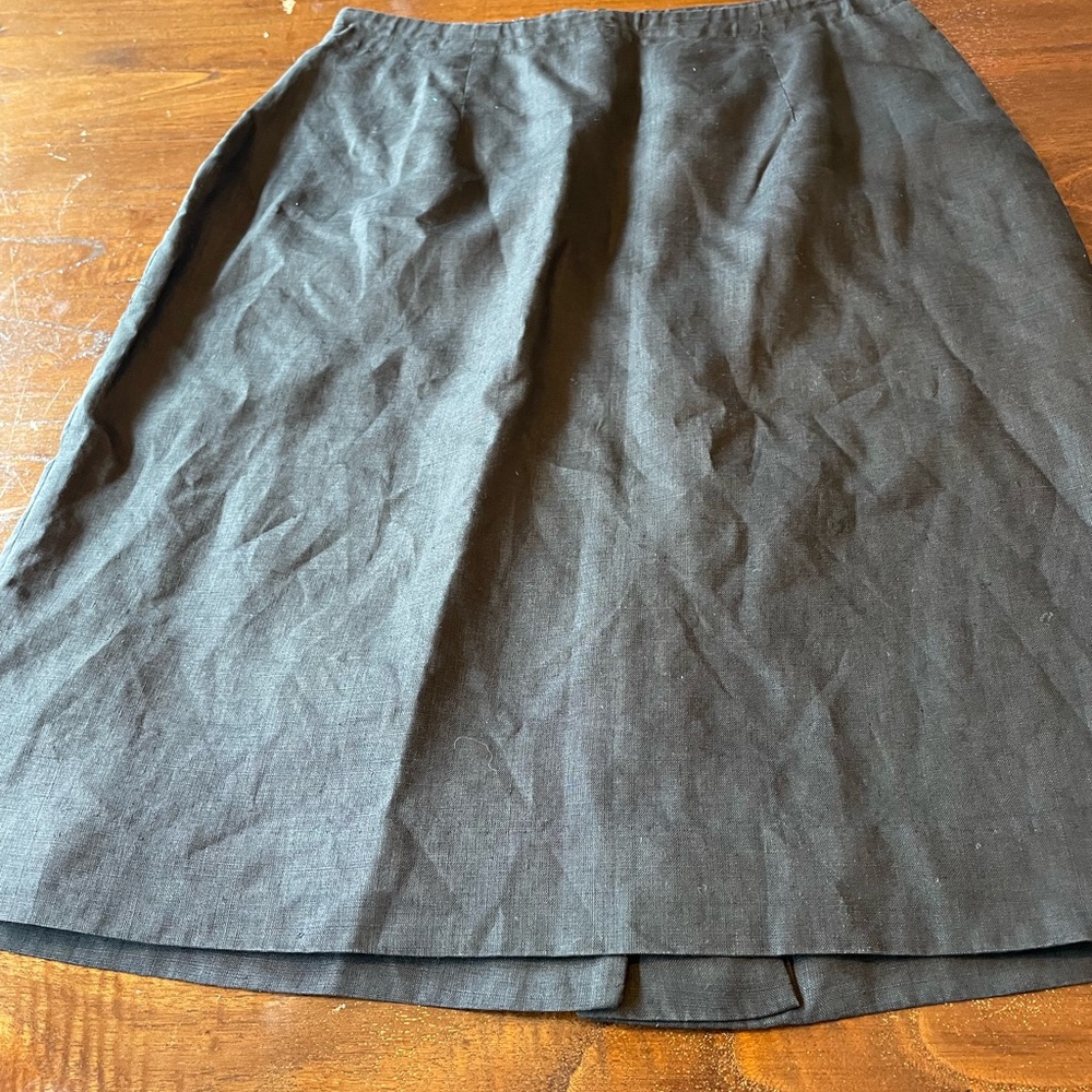 Elegant Black A-Line Women's Skirt